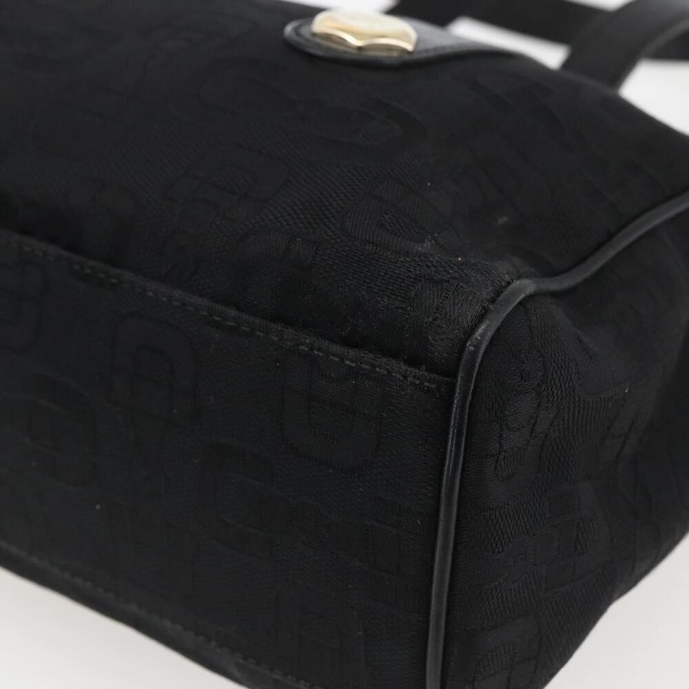 GUCCI Hand Bag Canvas Black Gold 248270 Auth ka1280 - Picture 15 of 16